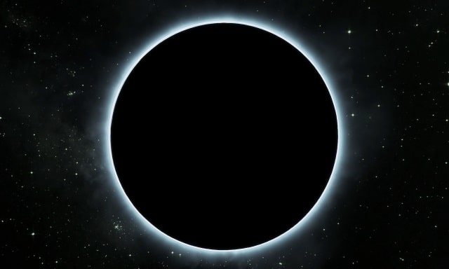 White Ring Around the Moon